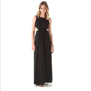 Susana Monaco Black Maxi w/ Cutouts